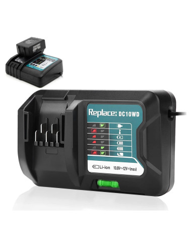 Cargador Rápido Zerone 10.8V-12V para Baterías Makita