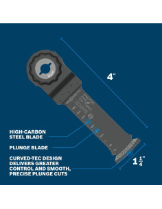Cuchilla de Corte Bosch OSM114 3,18 cm StarlockMax Acero 2