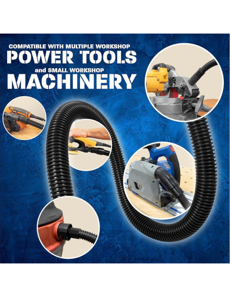 Kit Manguera Recolección Polvo Peachtree 3,05 m 5 Accesorios