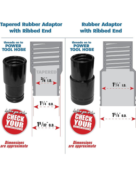 Kit Manguera Recolección Polvo Peachtree 3,05 m 5 Accesorios