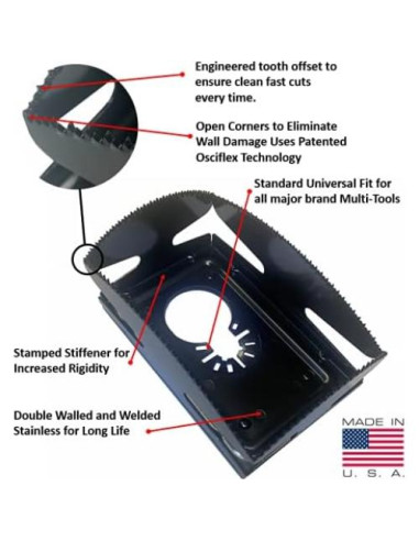Hoja de Sierra Qbit SQ1000-S-LV para Cajas de Bajo Voltaje