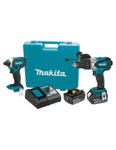 Kit Combo Makita XT263M 18V LXT Taladro y Destornillador