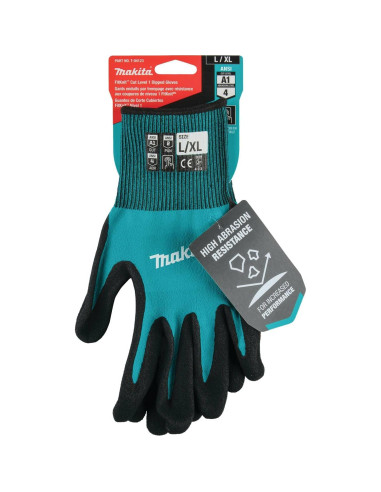 Guantes Dipped Nitrilo Makita FitKnit T-04123 Talla XG