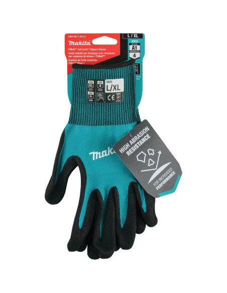 Guantes Dipped Nitrilo Makita FitKnit T-04123 Talla XG