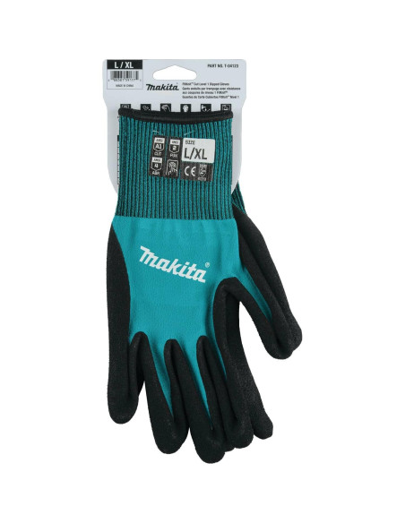 Guantes Dipped Nitrilo Makita FitKnit T-04123 Talla XG