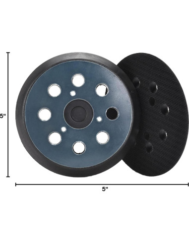 Pad de Lijadora RUIHONGV 12,7 cm 8 Agujeros Paquete de 2
