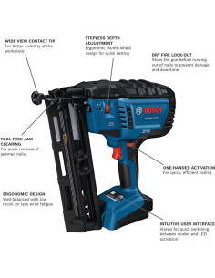 Clavadora Bosch GNH18V-16MAN 16 Calibre 18V Sin Escobillas 2