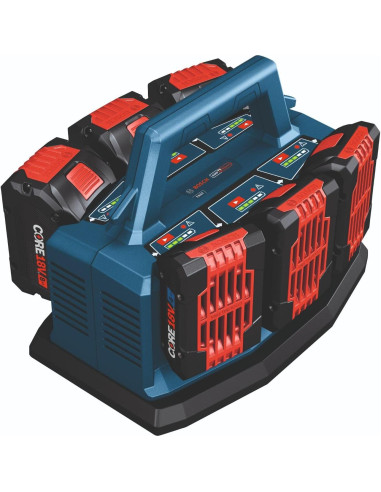 Cargador Rápido Bosch GAL18V6-80 18V 6 Bahías 8A