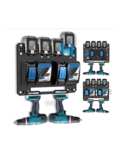 Soporte de Pared FETESNICE para Baterías Makita 18V/14.4V