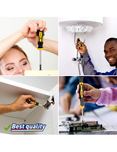 Juego de Destornilladores Magnéticos Amartisan 43 Piezas