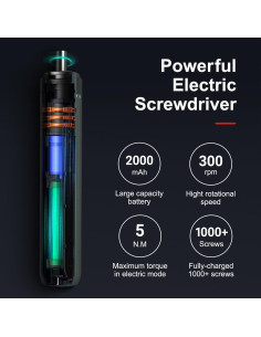 Destornillador Eléctrico Nammero 35 en 1 3.6V Inalámbrico 2
