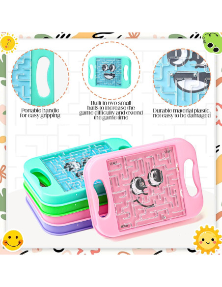 36 Mini Rompecabezas de Laberinto JellyArch - Juego Educativo