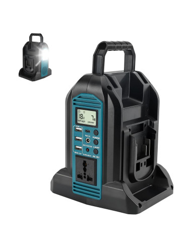 Inversor 350W Makita 18V LXT 2 Puertos USB y LED