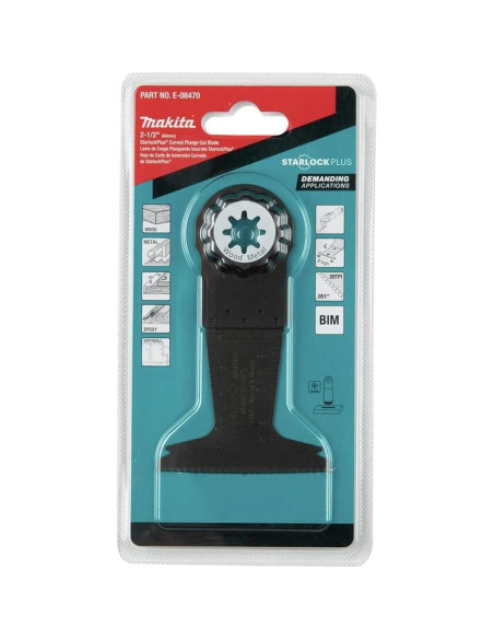 Cuchilla Curvada Bi-Metal Makita E-08470 StarlockPlus 5,08 cm