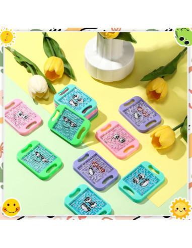 36 Mini Rompecabezas de Laberinto JellyArch - Juego Educativo