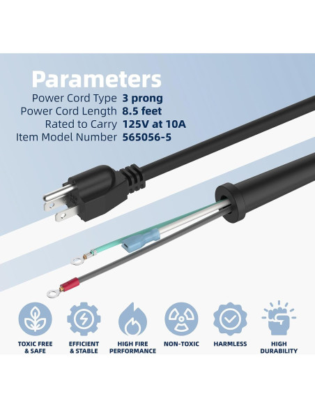Cable de Reemplazo Makita 565056-5 para Herramientas Eléctricas