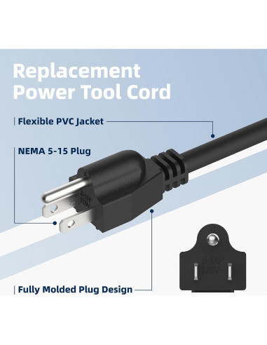 Cable de Reemplazo Makita 565056-5 para Herramientas Eléctricas