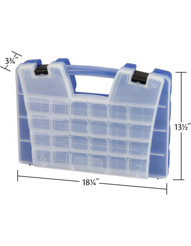 Organizador portátil Akro-Mils 06318 20 compartimentos Azul