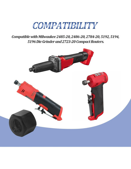 Tuerca de Colet UYZO 48-68-0031 Compatible con Milwaukee