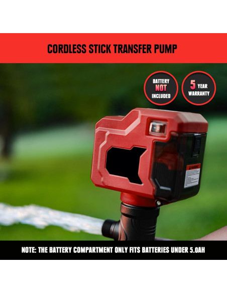 Bomba de Transferencia de Agua FORDWALT 18V 720GPH Portátil