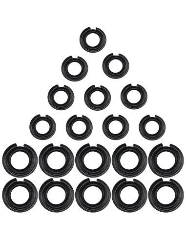 10 Juegos Anillos Retención Llave Impacto 3/8" y 1/2" Bizhala