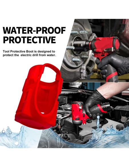 Bota Protectora Deawater para Llave de Impacto M12 3/8 y 1/2