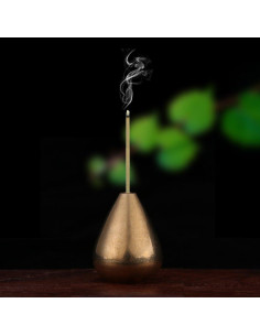 Soporte de Incienso Mini Gota de Agua Hztyyier Latón Oro 2