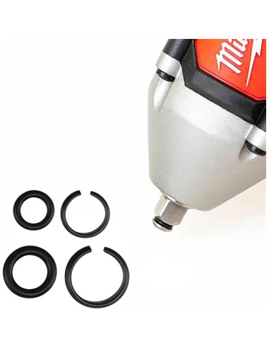 10 Juegos Anillos Retención Llave Impacto 3/8" y 1/2" Bizhala