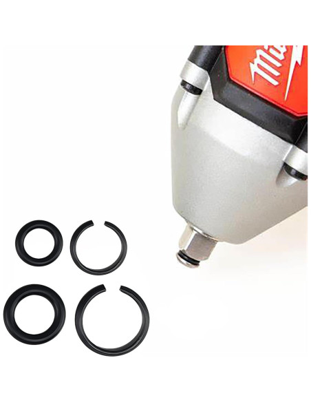 10 Juegos Anillos Retención Llave Impacto 3/8" y 1/2" Bizhala