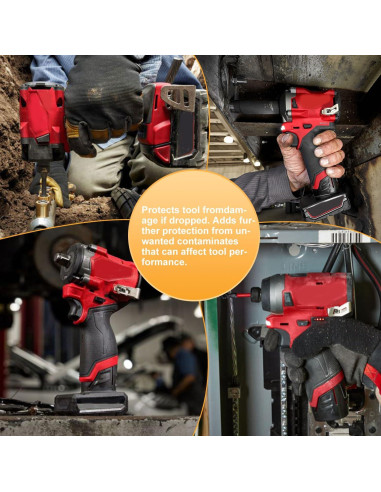 Bota Protectora Deawater para Llave de Impacto M12 3/8 y 1/2