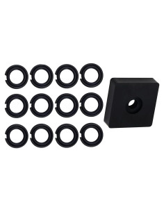 12 Clips de Anillo de Retención TALSWIF 3/8" con O-Ring