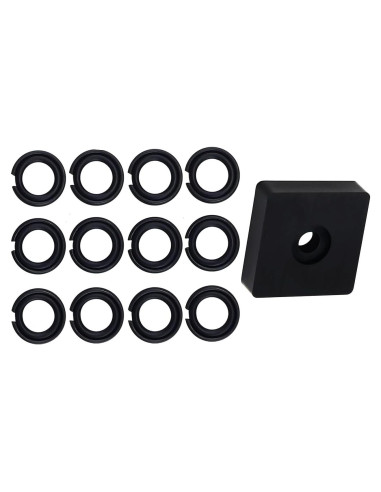 12 Clips de Anillo de Retención TALSWIF 3/8" con O-Ring