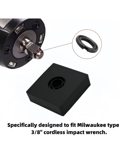 12 Clips de Anillo de Retención TALSWIF 3/8" con O-Ring