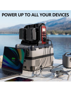 Inversor de Potencia WaxPar 350W 4 Puertos 20V a 110V 2