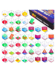 48 Piezas Cubos de Laberinto Dyrfolm para Niños y Adultos