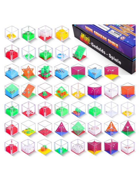 48 Piezas Cubos de Laberinto Dyrfolm para Niños y Adultos