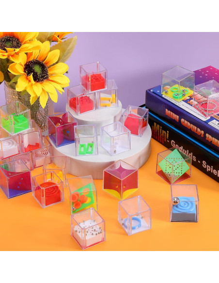 48 Piezas Cubos de Laberinto Dyrfolm para Niños y Adultos
