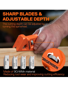 Plano de Chaflán JORGENSEN 4 Cabezas Corte Manual 0,50 kg 2