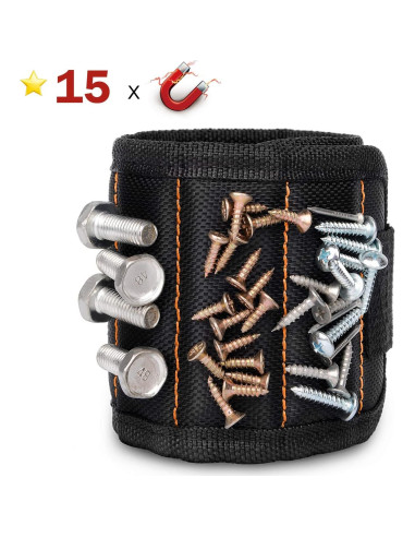 Pulsera Magnética GOOACC GRC-61 con 15 Imán Ajustable