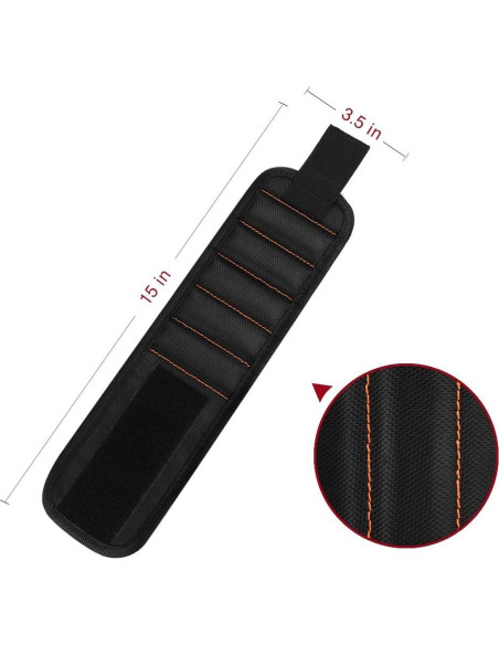 Pulsera Magnética GOOACC GRC-61 con 15 Imán Ajustable