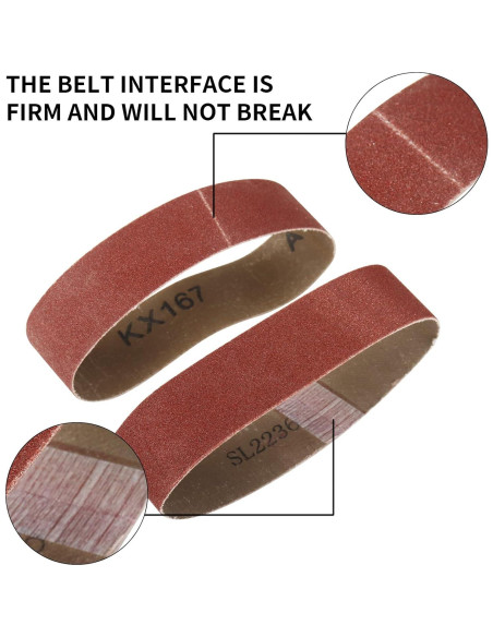 Cintas de Lijado SI FANG 10 Pcs 3,05 x 33,02 cm 120 Grano