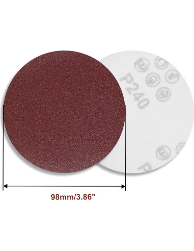 Discos de Lijado SPEEDWOX 50pcs 98mm 240 Granos Gancho