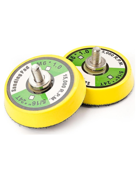 Almohadillas de Respaldo 2" M6 SHUQIU para Lijadora Orbital