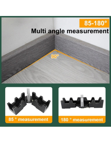 Herramienta de Corte y Medición de Inglete 2 en 1 YQkoop