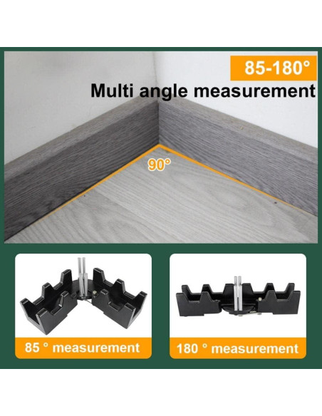 Herramienta de Corte y Medición de Inglete 2 en 1 YQkoop