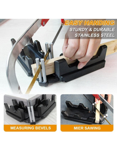 Herramienta de Corte y Medición de Inglete 2 en 1 YQkoop