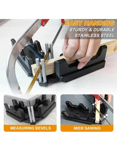 Herramienta de Corte y Medición de Inglete 2 en 1 YQkoop