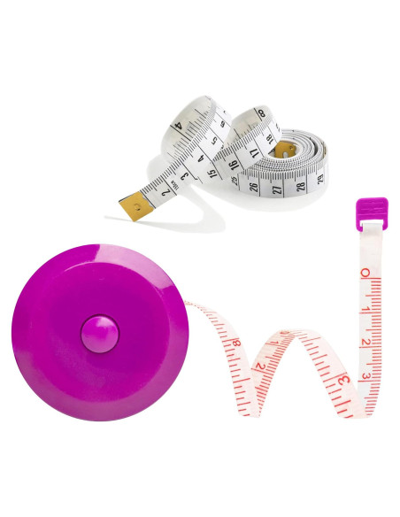 Cinta Métrica Cutegogo 1,5 m Retráctil Doble Cara