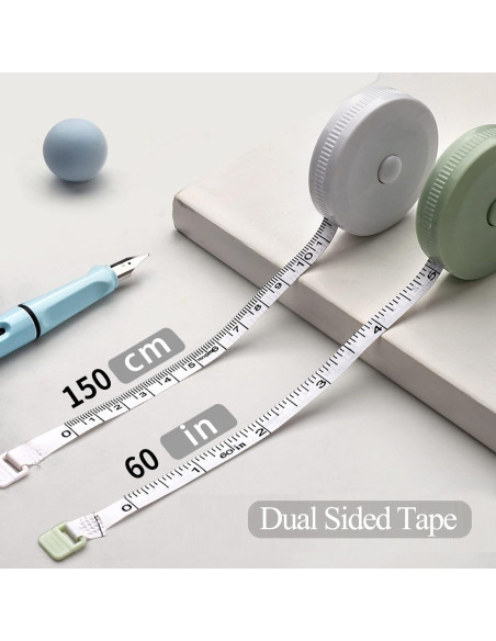 Cinta Métrica Cutegogo 1,5 m Retráctil Doble Cara
