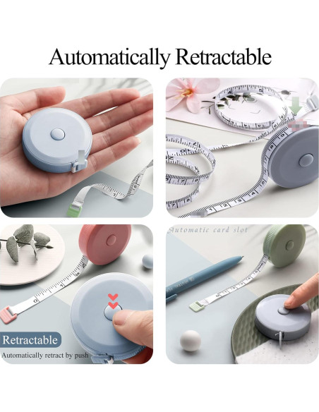 Cinta Métrica Cutegogo 1,5 m Retráctil Doble Cara